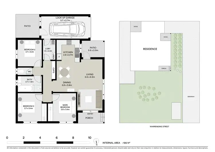 Floorplan of Homely unit listing, Unit 1/16 Warrendine Street, Orange NSW 2800