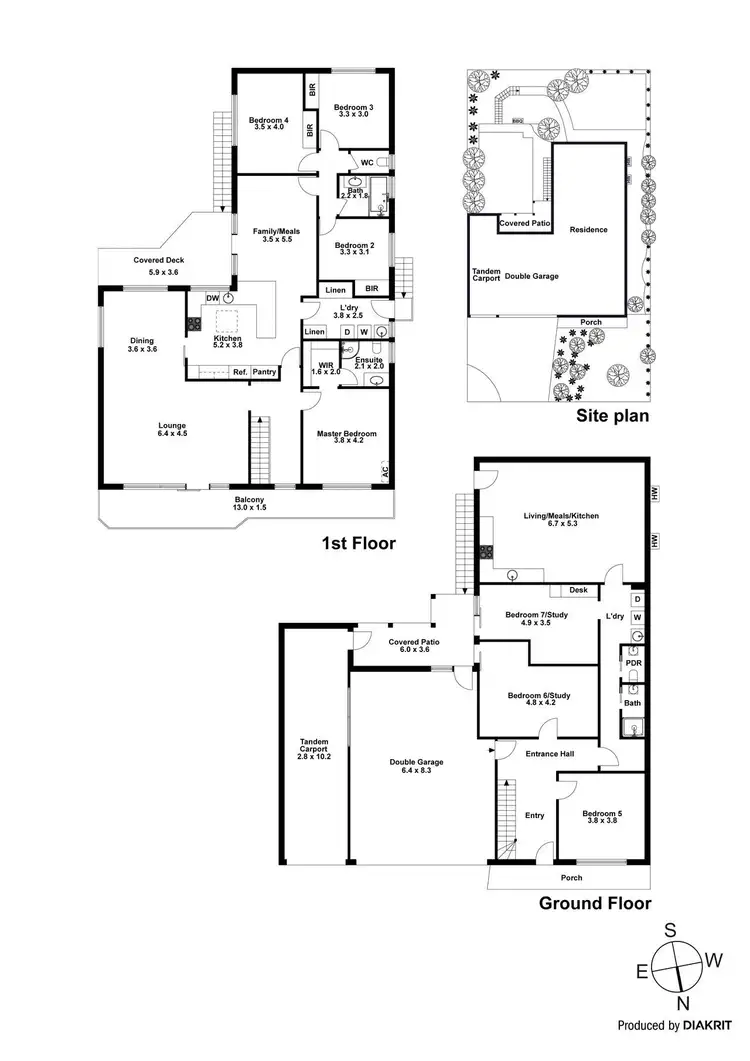 Floorplan of Homely house listing, 58 Alex Avenue, Wheelers Hill VIC 3150