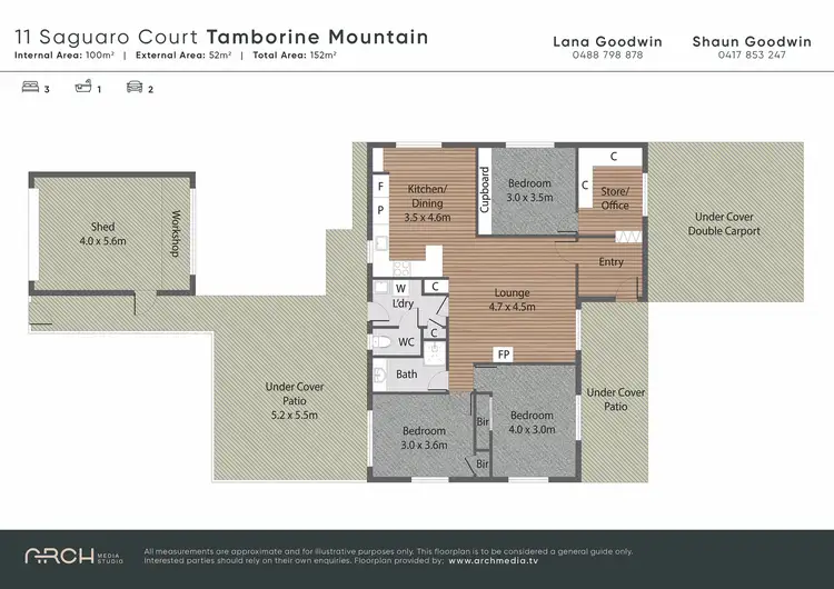 Floorplan of Homely house listing, 11 Saguaro Court, Tamborine Mountain QLD 4272