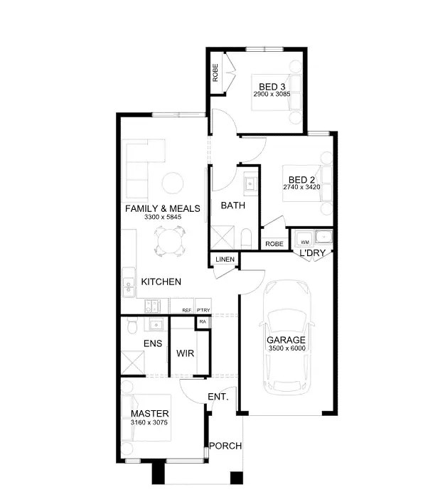 Floorplan of Homely house listing, 815 Zoutons Way, Huntly VIC 3551