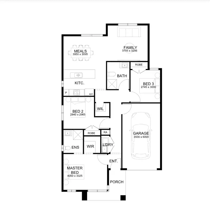 Floorplan of Homely house listing, 819 Zoutons Way, Huntly VIC 3551