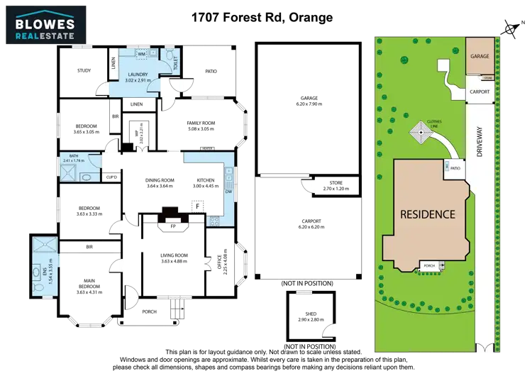 Floorplan of Homely house listing, 1707 Forest Road, Orange NSW 2800