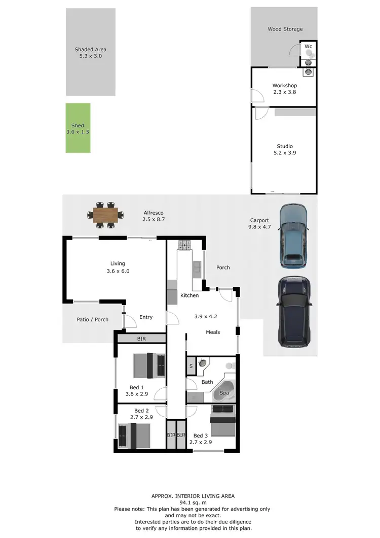 Floorplan of Homely house listing, 5 Trudewind Road, Wodonga VIC 3690
