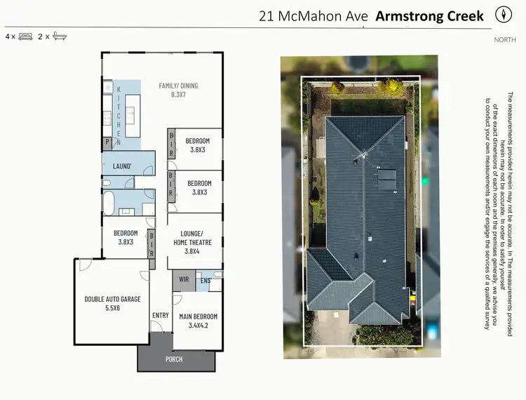Floorplan of Homely house listing, 21 McMahon Avenue, Armstrong Creek VIC 3217