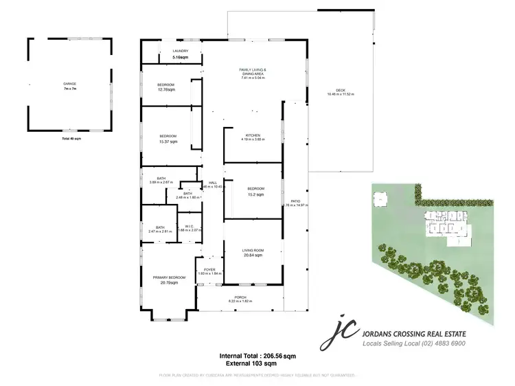 Floorplan of Homely house listing, 14 Ferndale Road, Bundanoon NSW 2578