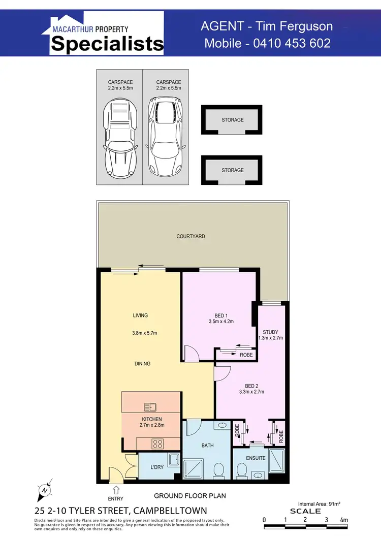 Floorplan of Homely unit listing, 25/2-10 Tyler Street, Campbelltown NSW 2560