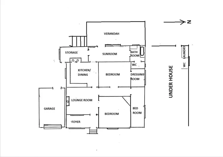 Floorplan of Homely other listing, 16S Middle Street, Walcha NSW 2354