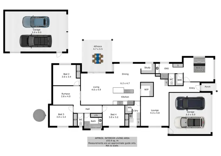 Floorplan of Homely house listing, 21 Britton Court, Jindera NSW 2642