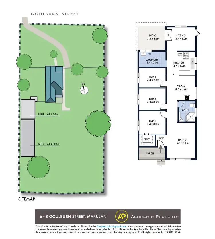 Floorplan of Homely house listing, 6-8 Goulburn Street, Marulan NSW 2579
