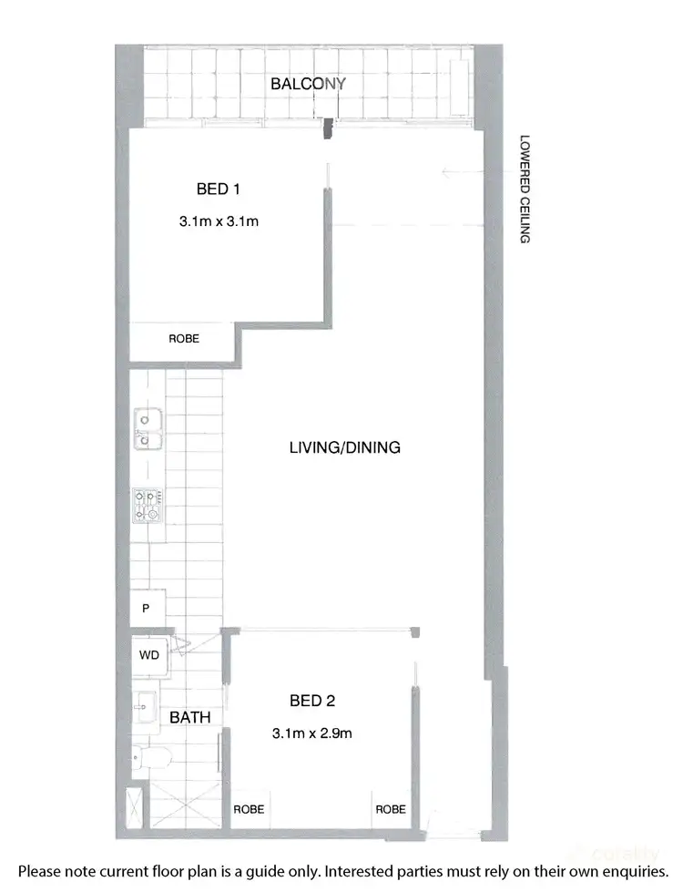 Floorplan of Homely apartment listing, 4208/601 Little Lonsdale Street, Melbourne VIC 3000