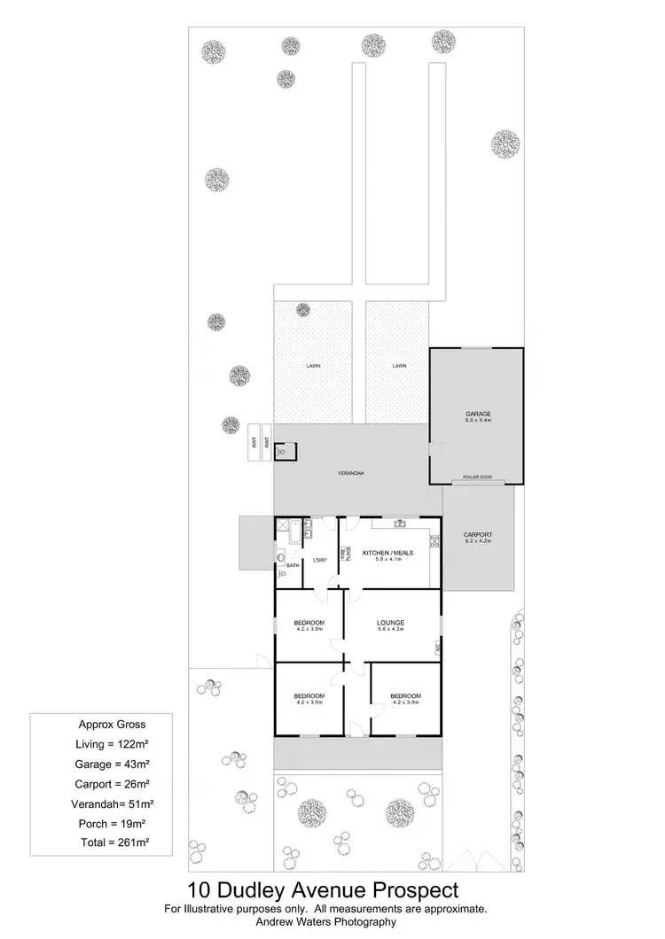 Floorplan of Homely house listing, 10 Dudley Avenue, Prospect SA 5082
