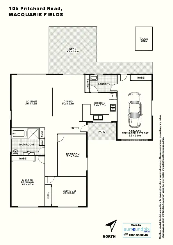 Floorplan of Homely other listing, 10B Pritchard Rd, Macquarie Fields NSW 2564