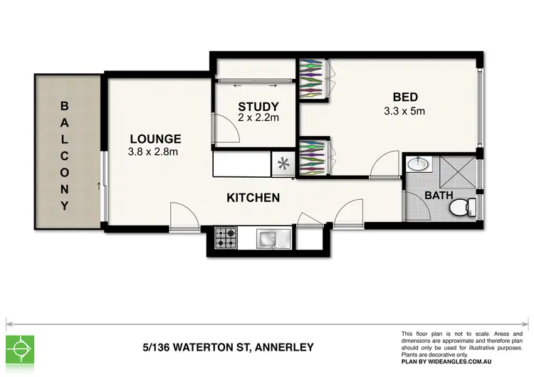 Floorplan of Homely unit listing, 5/136 Waterton St, Annerley QLD 4103