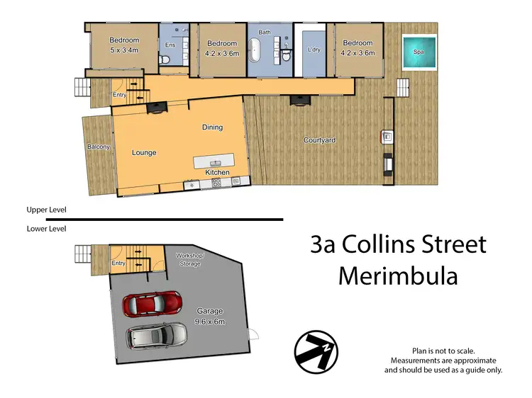 Floorplan of Homely house listing, 3a Collins St, Merimbula NSW 2548