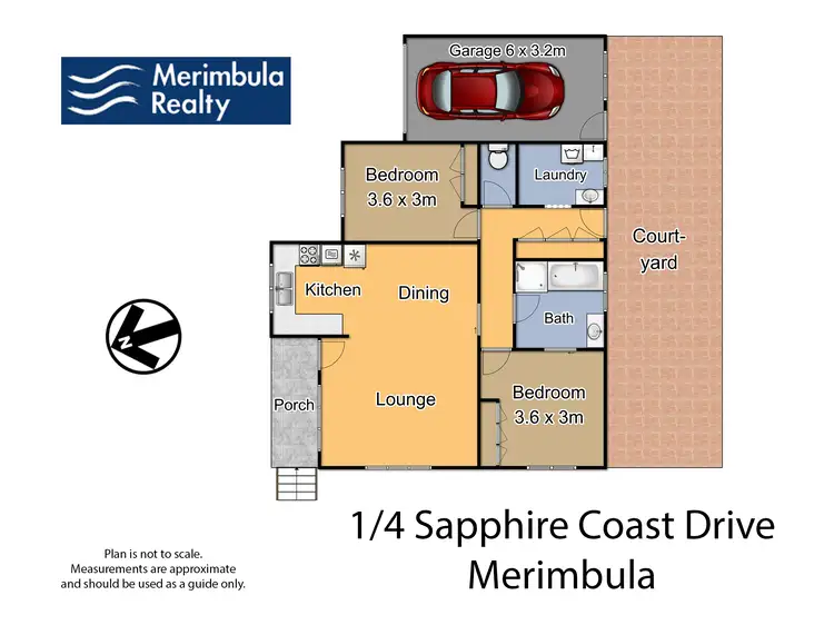 Floorplan of Homely villa listing, 1/4 Sapphire Coast Dr, Merimbula NSW 2548