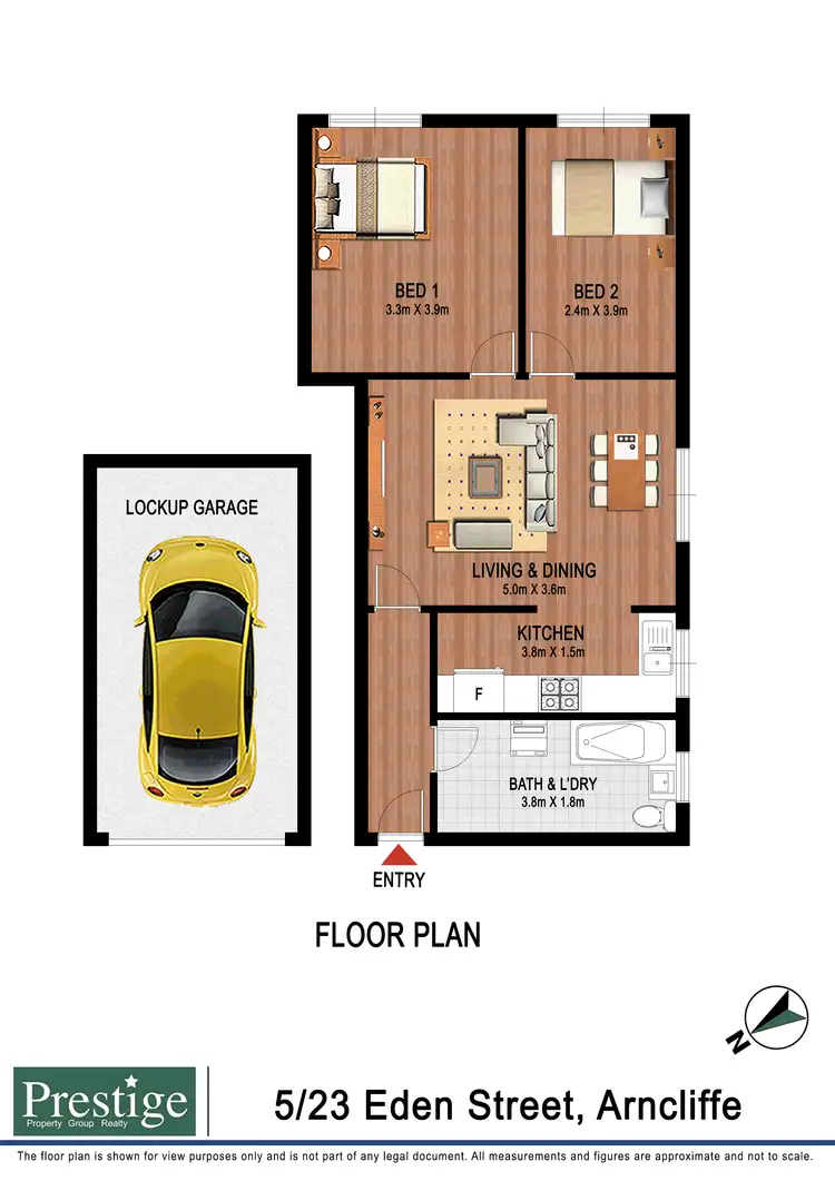 Floorplan of Homely apartment listing, 5/23 Eden Street, Arncliffe NSW 2205