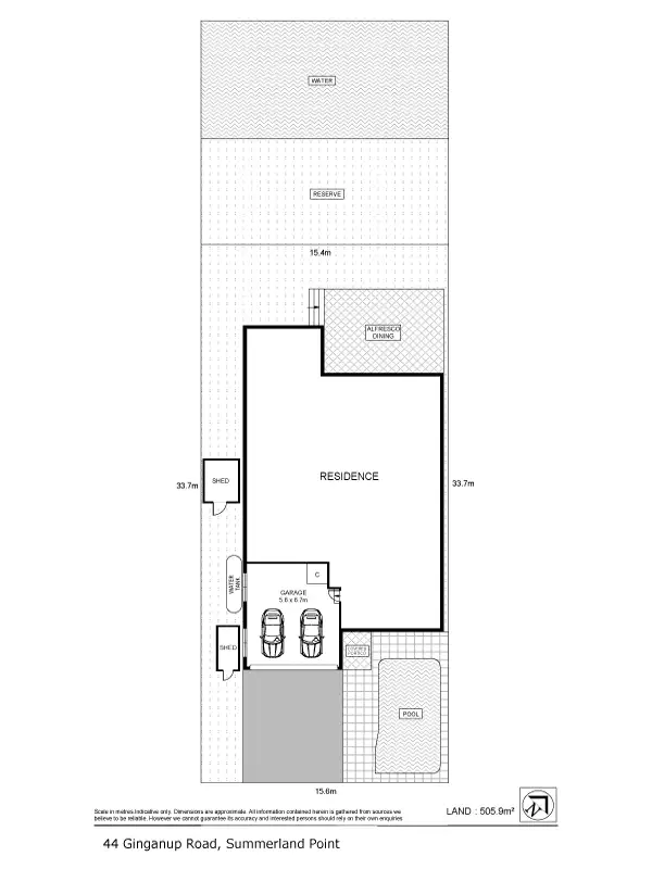 Floorplan of Homely house listing, 44 Ginganup Rd, Summerland Point NSW 2259