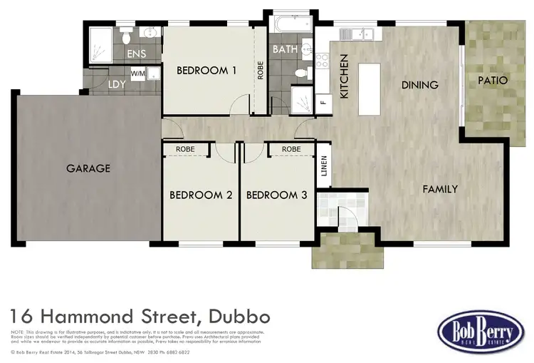 Floorplan of Homely house listing, 16 Hammond St, Dubbo NSW 2830