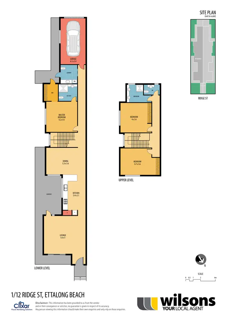 Floorplan of Homely townhouse listing, 1/12 Ridge St, Ettalong Beach NSW 2257