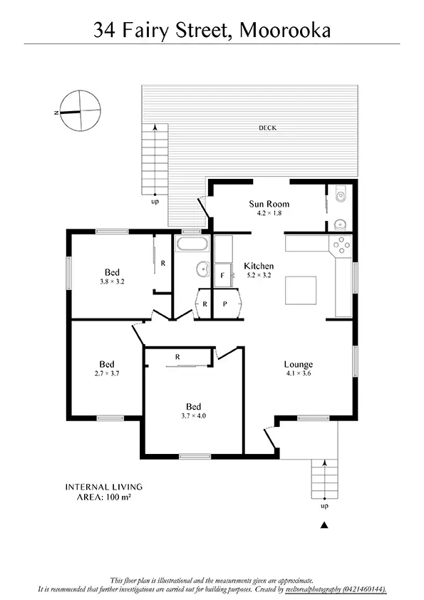Floorplan of Homely house listing, 34 Fairy St, Moorooka QLD 4105