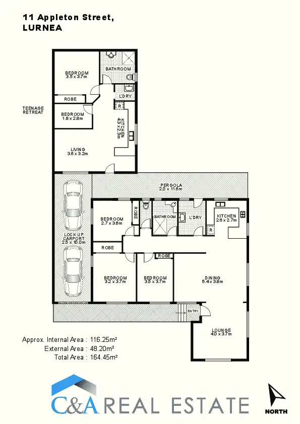 Floorplan of Homely house listing, 11 Appleton Ave, Lurnea NSW 2170