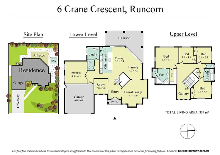 Floorplan of Homely house listing, 6 Crane Cres, Runcorn QLD 4113