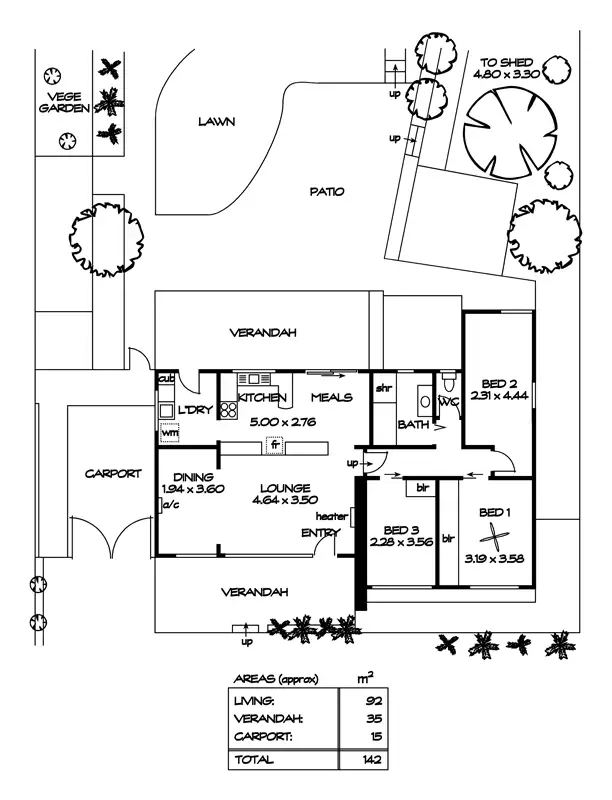 Floorplan of Homely house listing, 6 Dorothy St, Northfield SA 5085