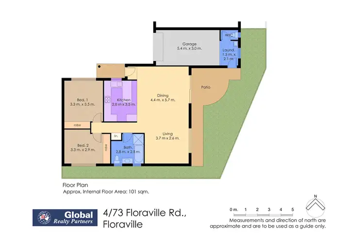 Floorplan of Homely villa listing, 4/73 Floraville Road, Floraville NSW 2280