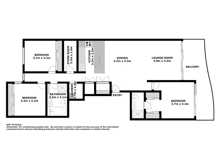 Floorplan of Homely apartment listing, 44/61 Donald Street, Nelson Bay NSW 2315