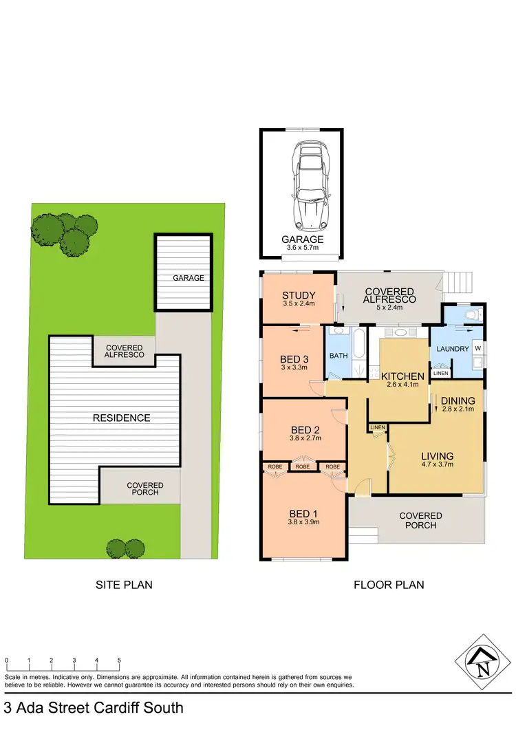 Floorplan of Homely house listing, 3 Ada St, Cardiff South NSW 2285