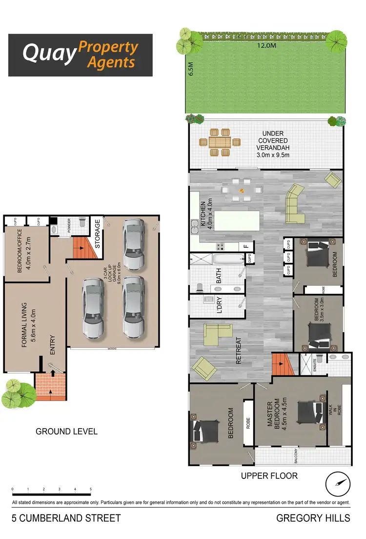 Floorplan of Homely house listing, 5 Cumberland Street, Gregory Hills NSW 2557