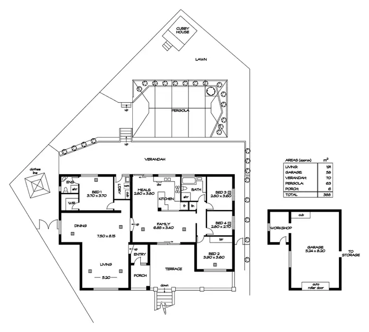 Floorplan of Homely house listing, 22 Lynore Avenue, Modbury Heights SA 5092