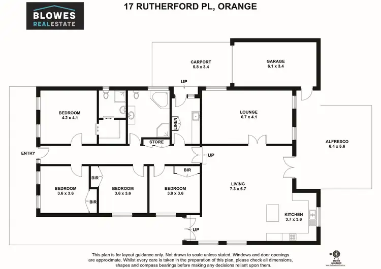 Floorplan of Homely house listing, 17 Rutherford Place, Orange NSW 2800