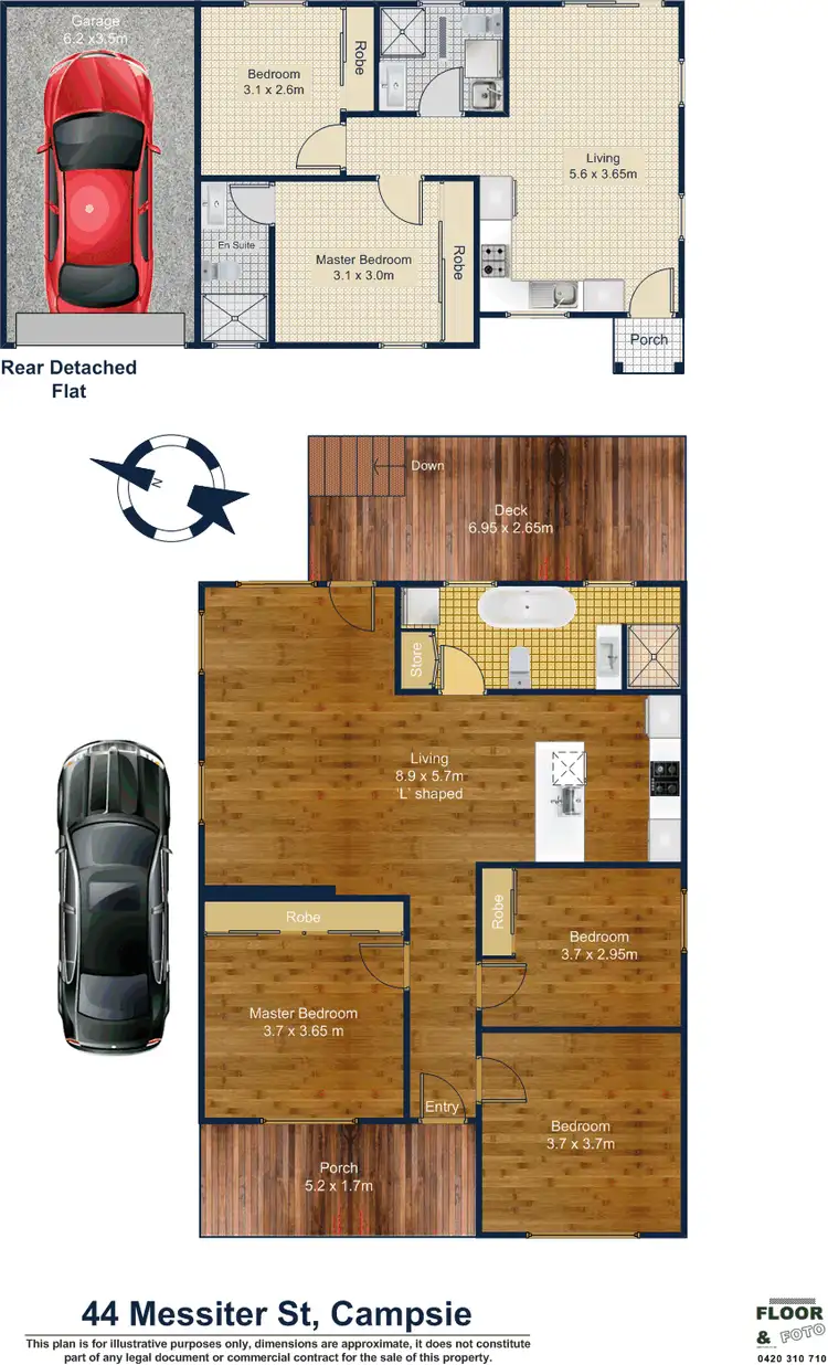 Floorplan of Homely house listing, 44 Messiter Street, Campsie NSW 2194