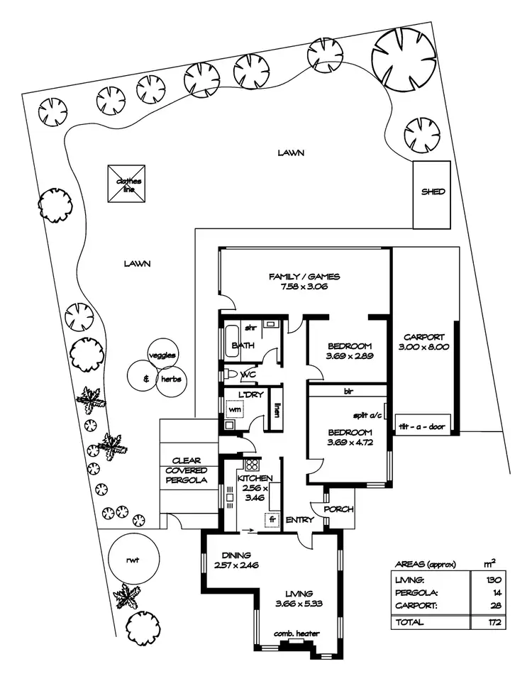 Floorplan of Homely house listing, 7 Tralee Avenue, Broadview SA 5083