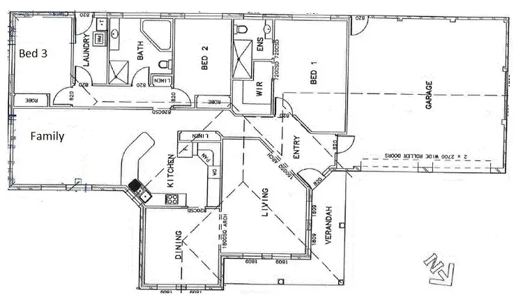 Floorplan of Homely house listing, 2 Tinnock Place, Orange NSW 2800