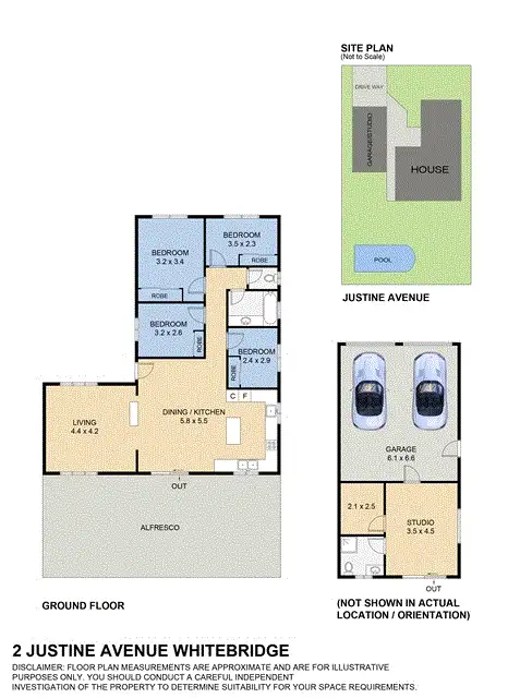 Floorplan of Homely house listing, 2 Justine Avenue, Whitebridge NSW 2290