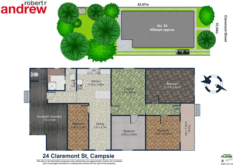 Floorplan of Homely house listing, 24 Claremont Street, Campsie NSW 2194