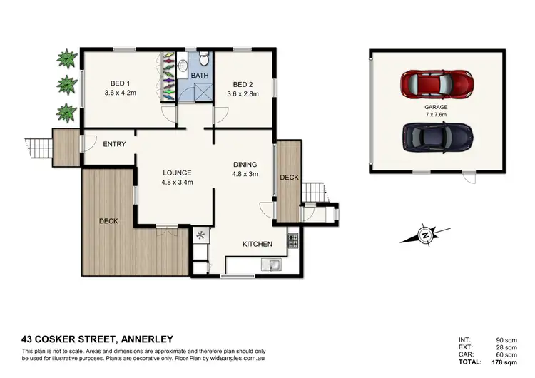 Floorplan of Homely house listing, 43 Cosker Street, Annerley QLD 4103