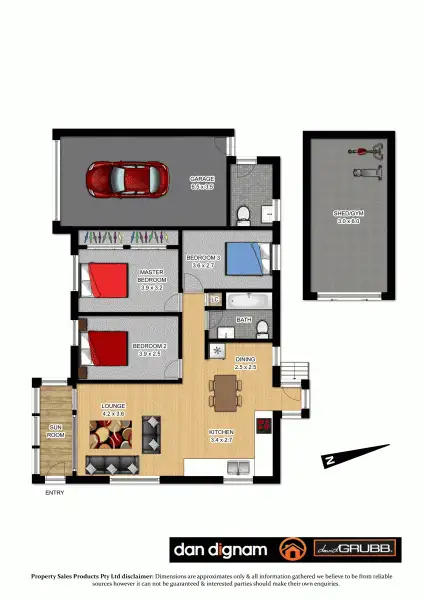 Floorplan of Homely house listing, Address available on request