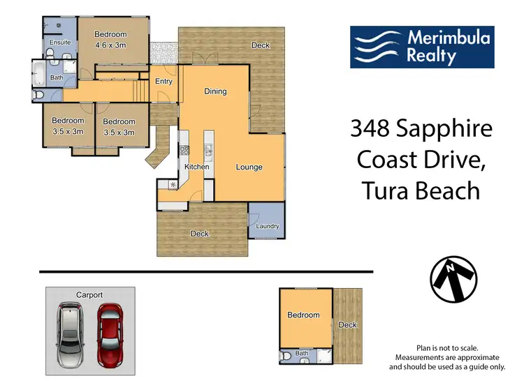 Floorplan of Homely house listing, 348 Sapphire Coast Drive, Tura Beach NSW 2548