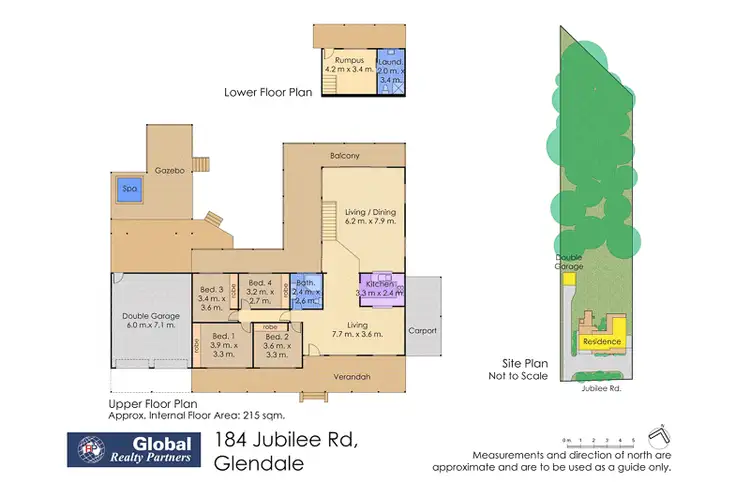 Floorplan of Homely rural property listing, 184 Jubilee Road, Glendale NSW 2285