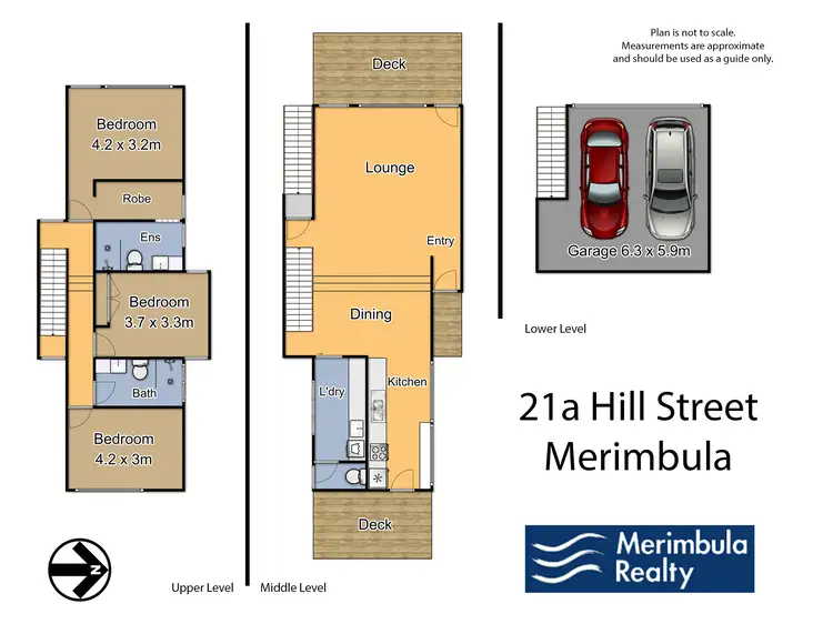 Floorplan of Homely house listing, 21A Hill Street, Merimbula NSW 2548