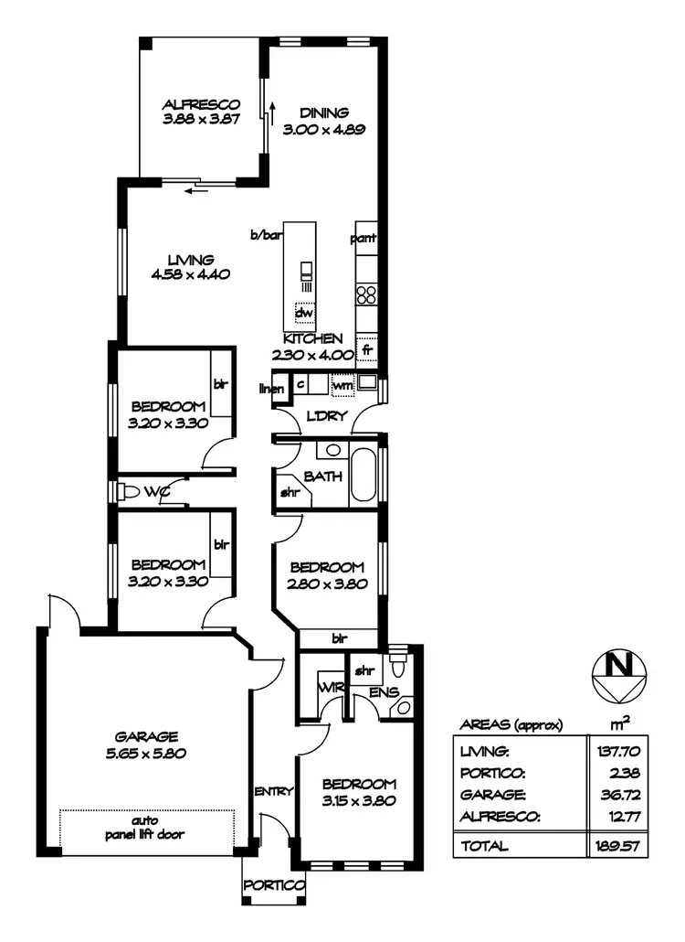 Floorplan of Homely house listing, 41 B Queensborough Street, Hillcrest SA 5086