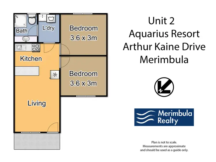 Floorplan of Homely unit listing, 2/1 Dunns Lane, Merimbula NSW 2548