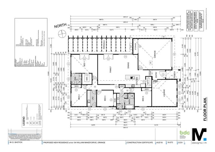 Floorplan of Homely house listing, 35 William Maker Drive, Orange NSW 2800