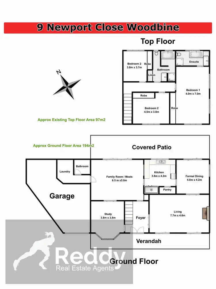 Floorplan of Homely house listing, 9 Newport Close, Woodbine NSW 2560