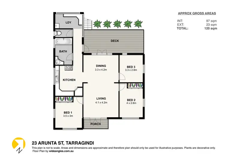 Floorplan of Homely house listing, 23 Arunta St, Tarragindi QLD 4121