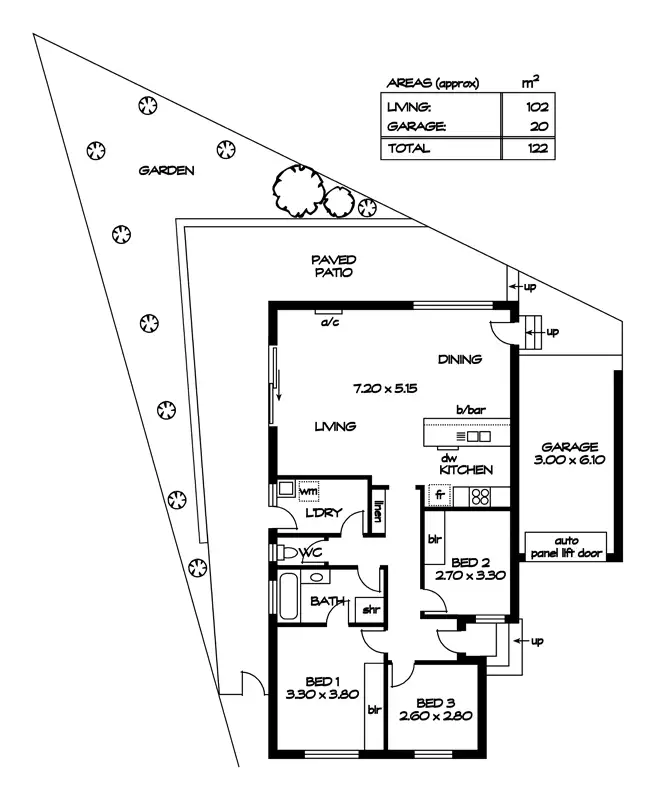 Floorplan of Homely house listing, 3/6 Southbury Crescent, Enfield SA 5085