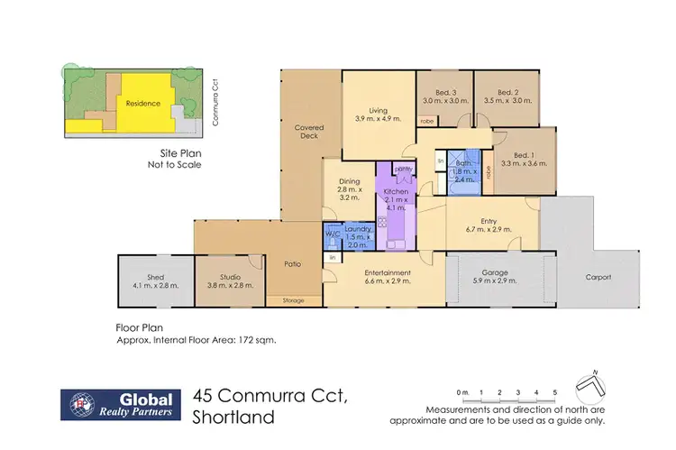 Floorplan of Homely house listing, 45 Conmurra Circuit, Shortland NSW 2307